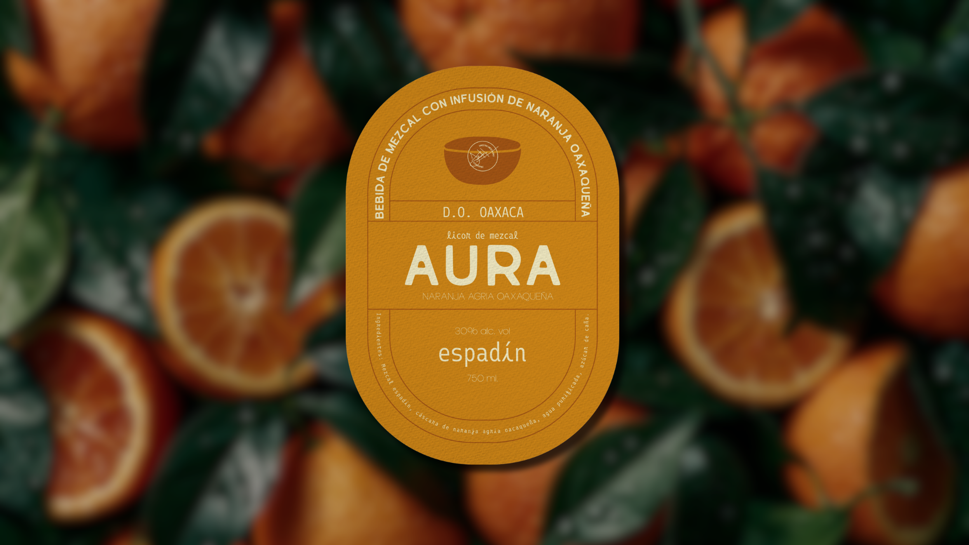 AURA — etiqueta naranja