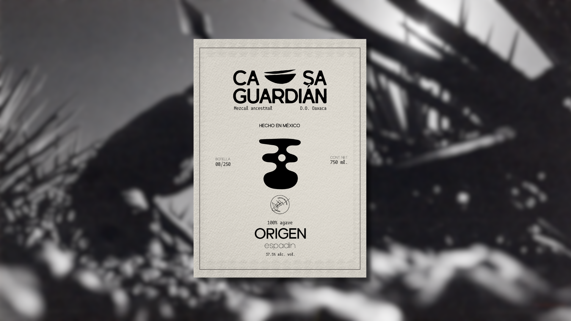 ORIGEN — etiqueta espadín