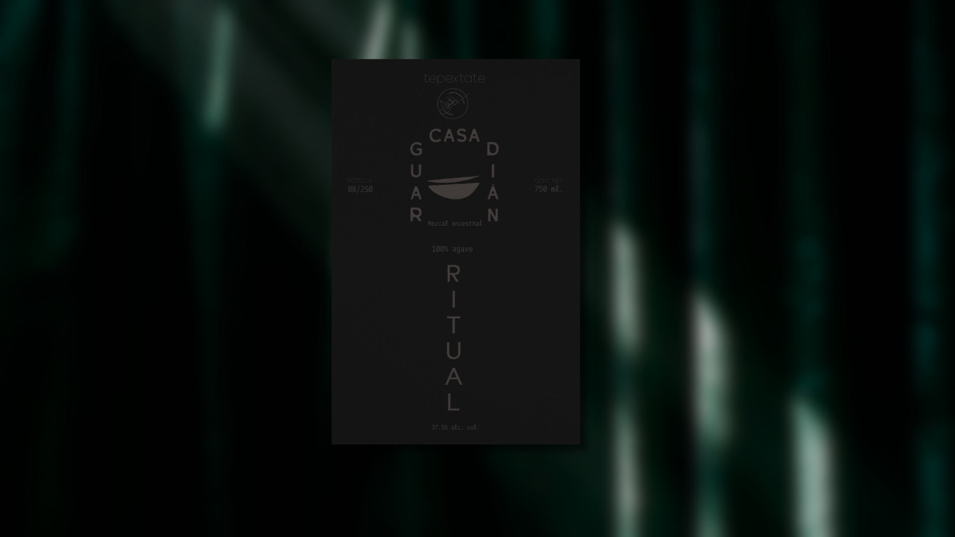 RITUAL — diseño de botella