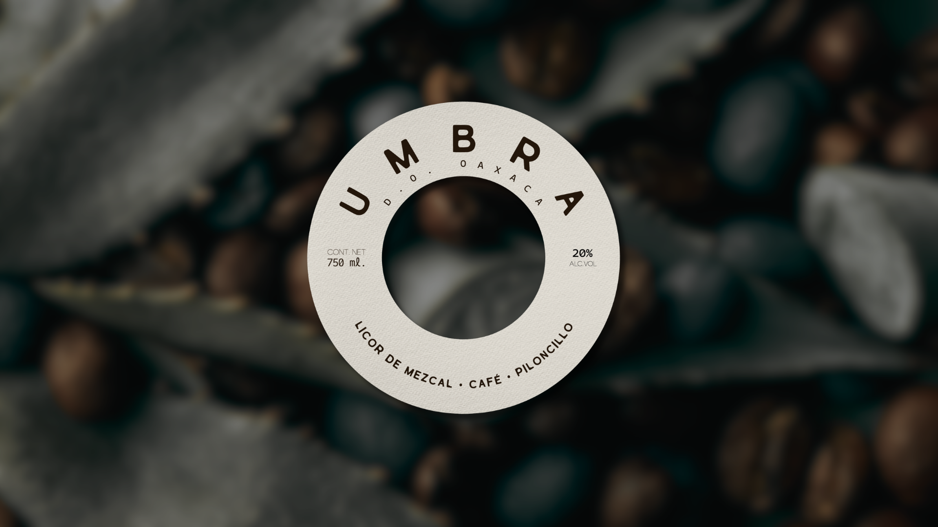 UMBRA — etiqueta circular