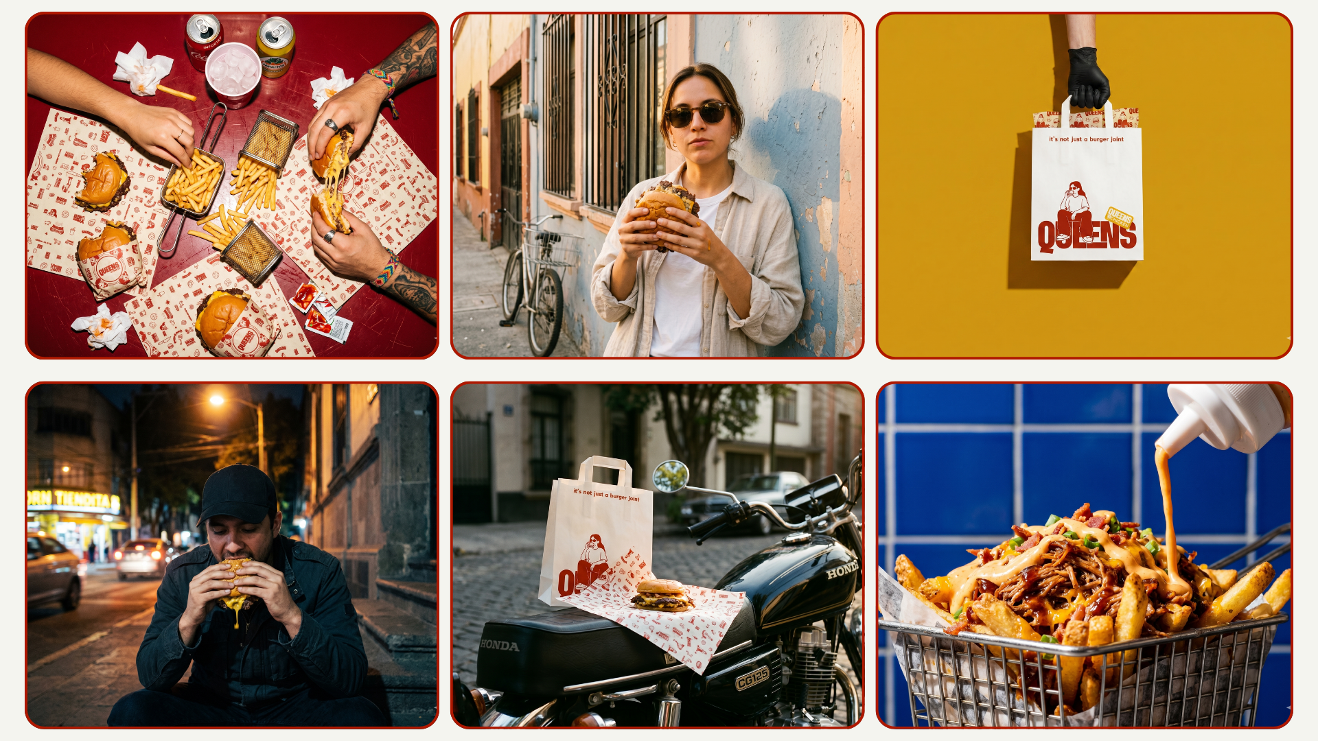 Estilos fotográficos — Queens Burger Co.